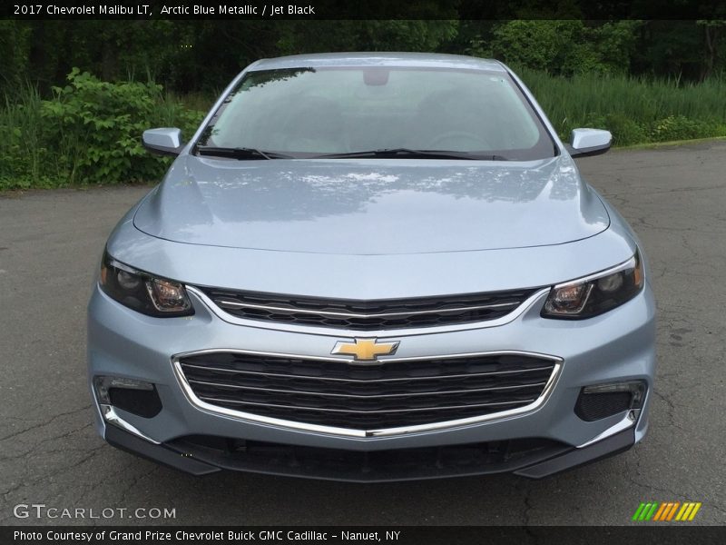 Arctic Blue Metallic / Jet Black 2017 Chevrolet Malibu LT