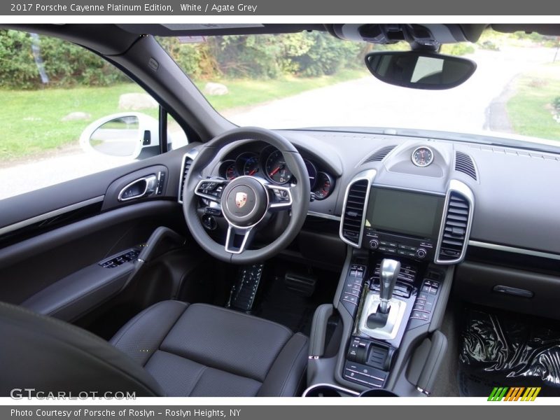 Dashboard of 2017 Cayenne Platinum Edition