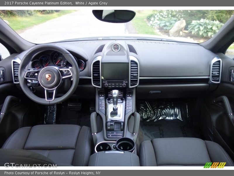 Dashboard of 2017 Cayenne Platinum Edition