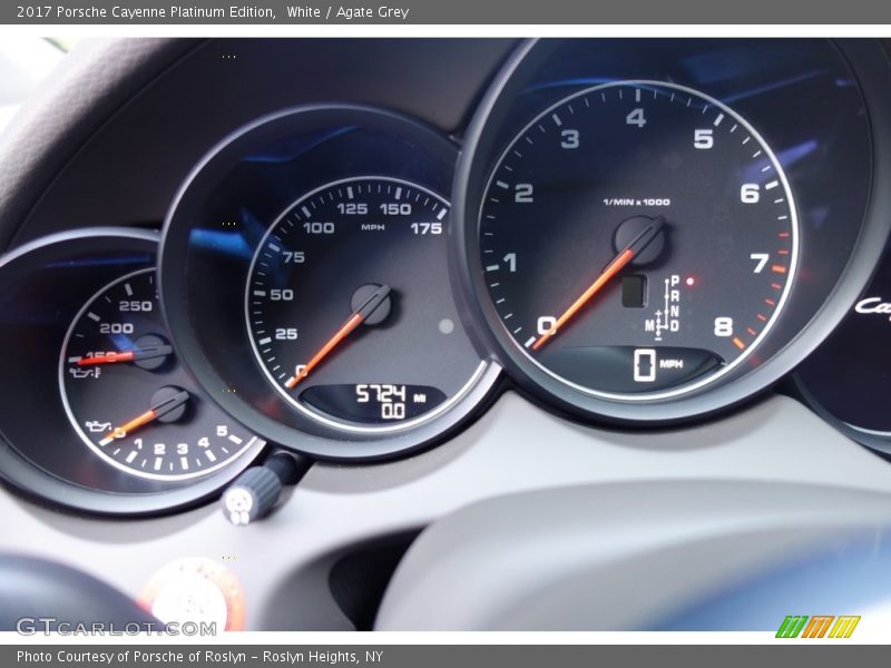  2017 Cayenne Platinum Edition Platinum Edition Gauges