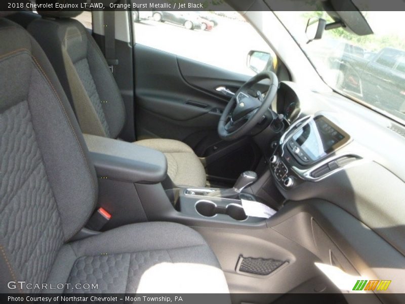 Orange Burst Metallic / Jet Black 2018 Chevrolet Equinox LT AWD