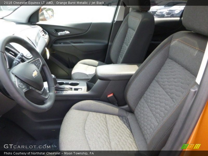Orange Burst Metallic / Jet Black 2018 Chevrolet Equinox LT AWD