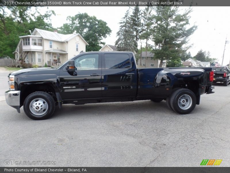 Black / Dark Ash/Jet Black 2017 Chevrolet Silverado 3500HD Work Truck Crew Cab Dual Rear Wheel 4x4