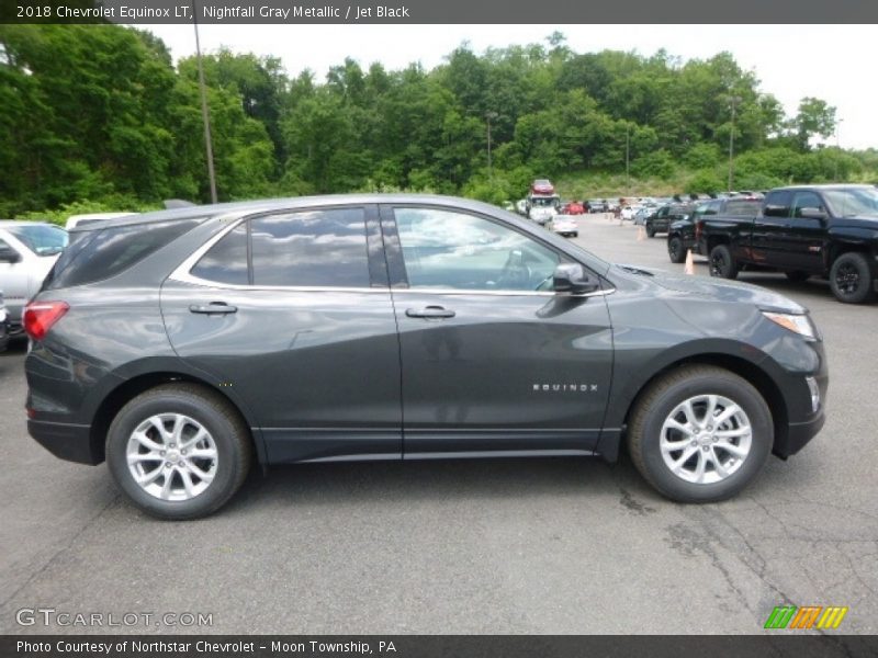 Nightfall Gray Metallic / Jet Black 2018 Chevrolet Equinox LT