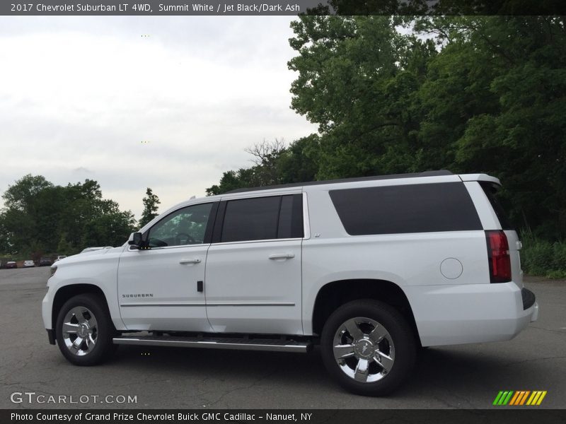 Summit White / Jet Black/Dark Ash 2017 Chevrolet Suburban LT 4WD
