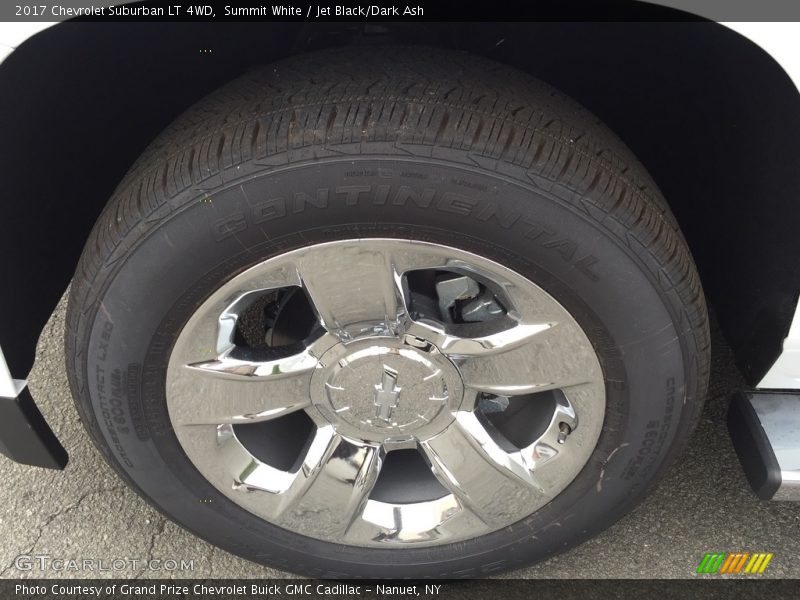 Summit White / Jet Black/Dark Ash 2017 Chevrolet Suburban LT 4WD
