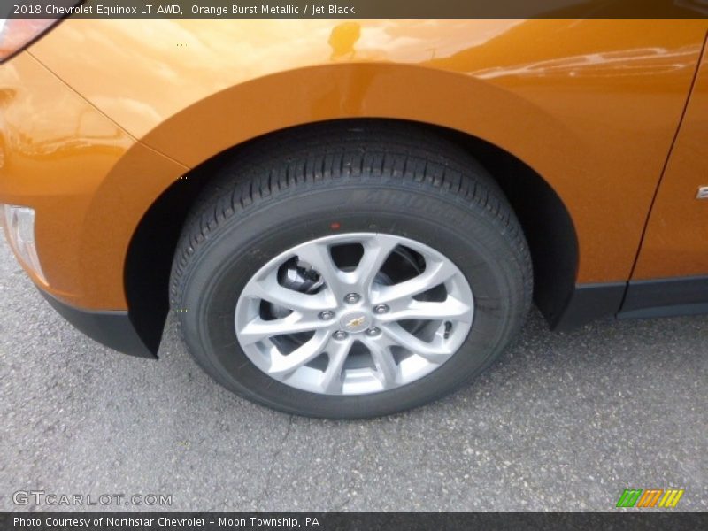 Orange Burst Metallic / Jet Black 2018 Chevrolet Equinox LT AWD