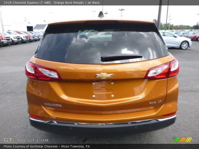 Orange Burst Metallic / Jet Black 2018 Chevrolet Equinox LT AWD