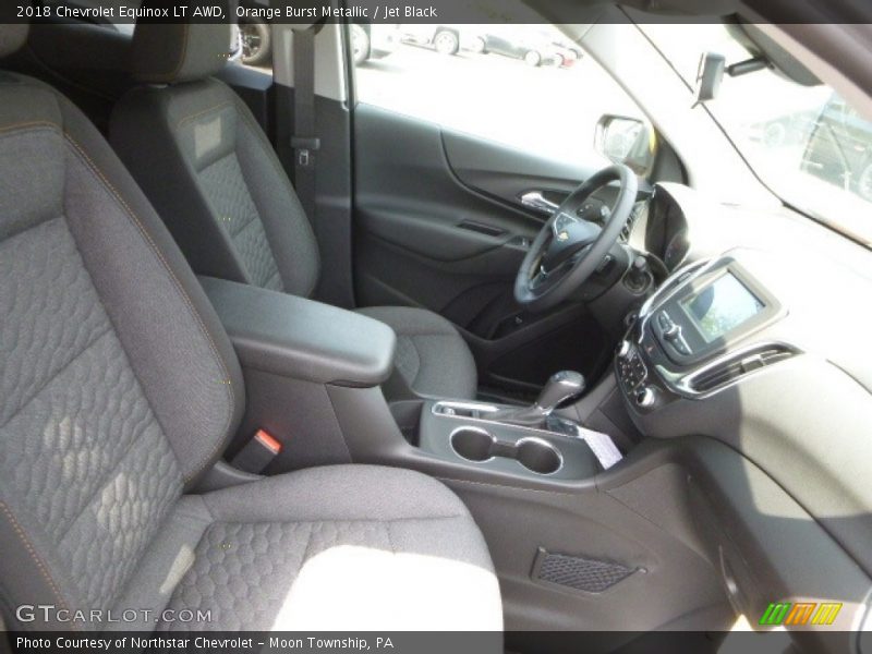 Orange Burst Metallic / Jet Black 2018 Chevrolet Equinox LT AWD