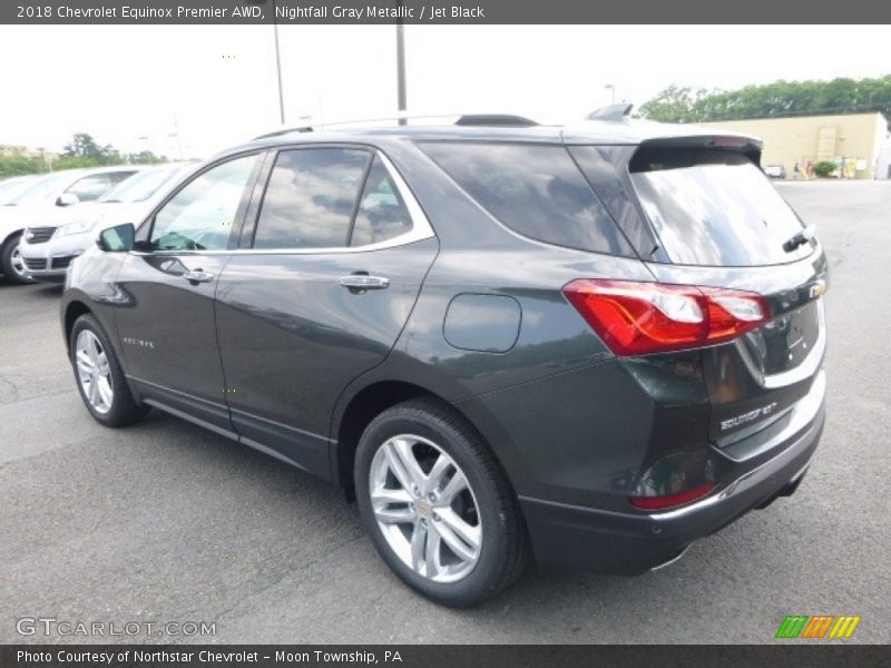 Nightfall Gray Metallic / Jet Black 2018 Chevrolet Equinox Premier AWD