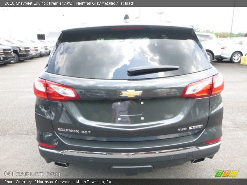 Nightfall Gray Metallic / Jet Black 2018 Chevrolet Equinox Premier AWD