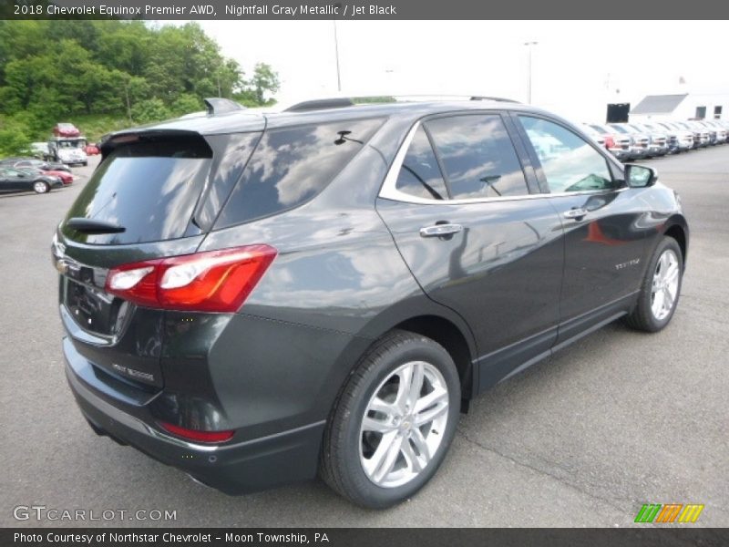 Nightfall Gray Metallic / Jet Black 2018 Chevrolet Equinox Premier AWD