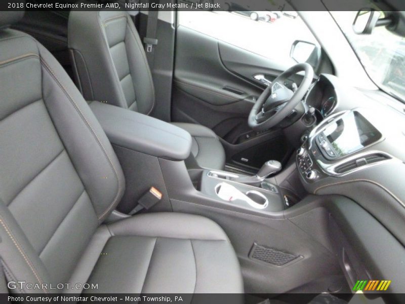 Nightfall Gray Metallic / Jet Black 2018 Chevrolet Equinox Premier AWD