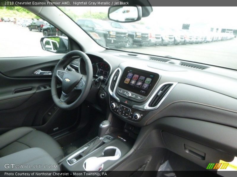 Nightfall Gray Metallic / Jet Black 2018 Chevrolet Equinox Premier AWD