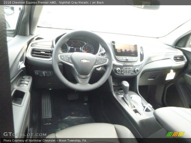 Nightfall Gray Metallic / Jet Black 2018 Chevrolet Equinox Premier AWD