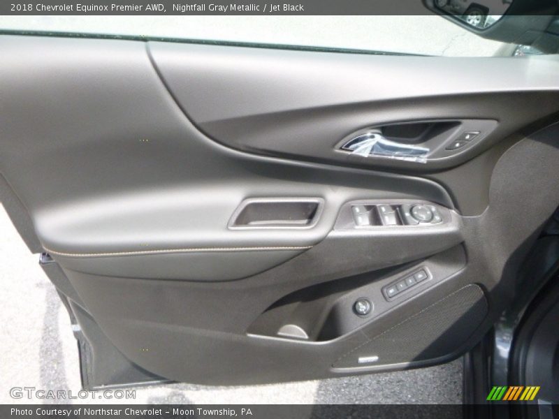 Nightfall Gray Metallic / Jet Black 2018 Chevrolet Equinox Premier AWD