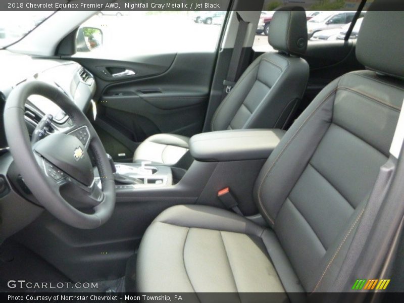 Nightfall Gray Metallic / Jet Black 2018 Chevrolet Equinox Premier AWD