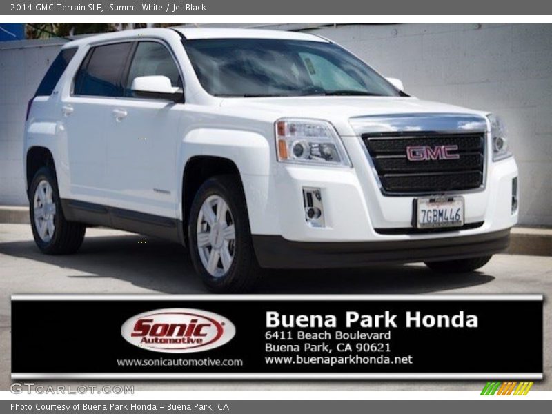 Summit White / Jet Black 2014 GMC Terrain SLE