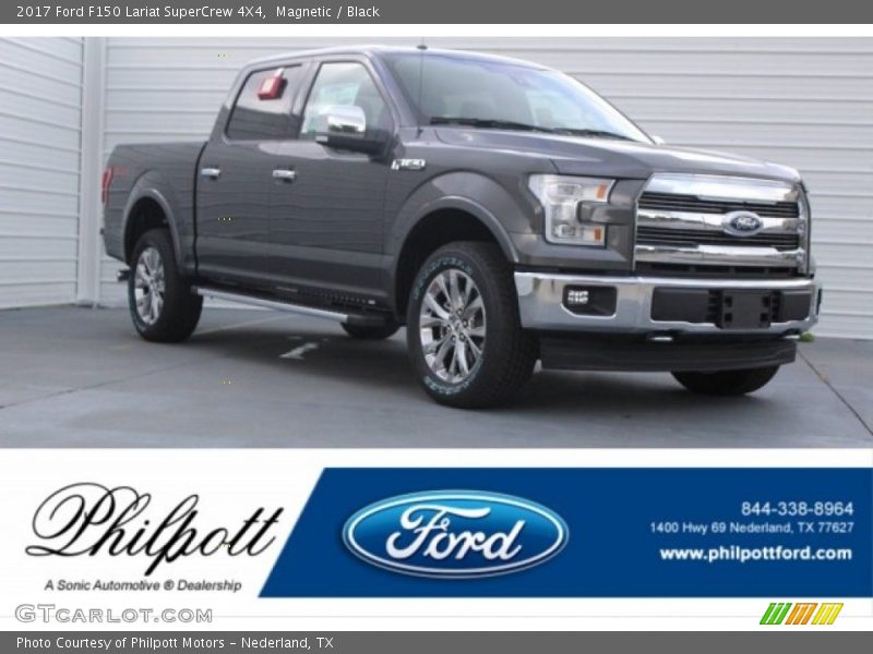 Magnetic / Black 2017 Ford F150 Lariat SuperCrew 4X4