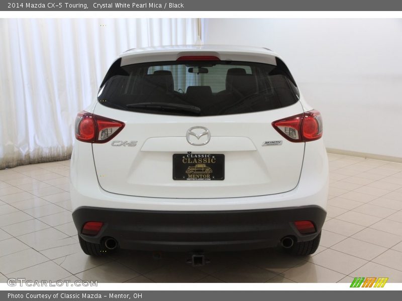 Crystal White Pearl Mica / Black 2014 Mazda CX-5 Touring