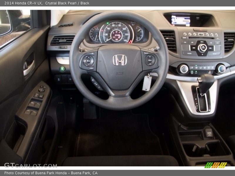 Crystal Black Pearl / Black 2014 Honda CR-V LX