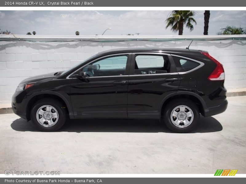 Crystal Black Pearl / Black 2014 Honda CR-V LX