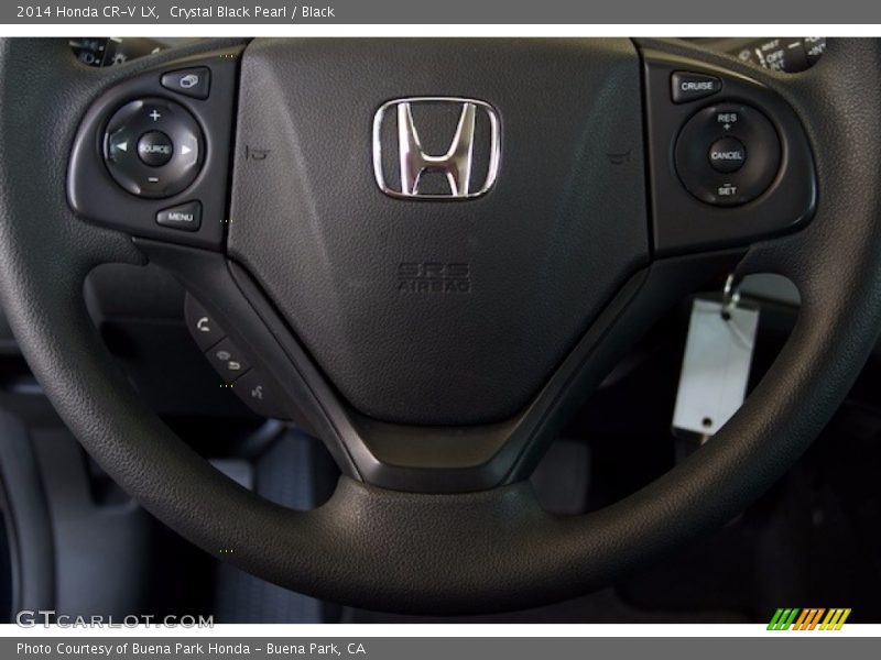 Crystal Black Pearl / Black 2014 Honda CR-V LX