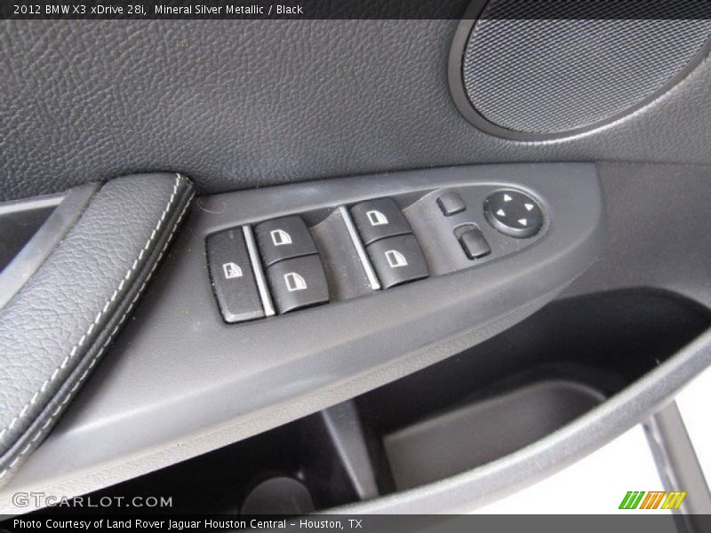 Mineral Silver Metallic / Black 2012 BMW X3 xDrive 28i