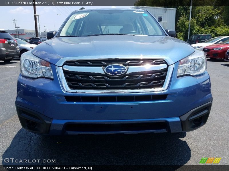 Quartz Blue Pearl / Gray 2017 Subaru Forester 2.5i