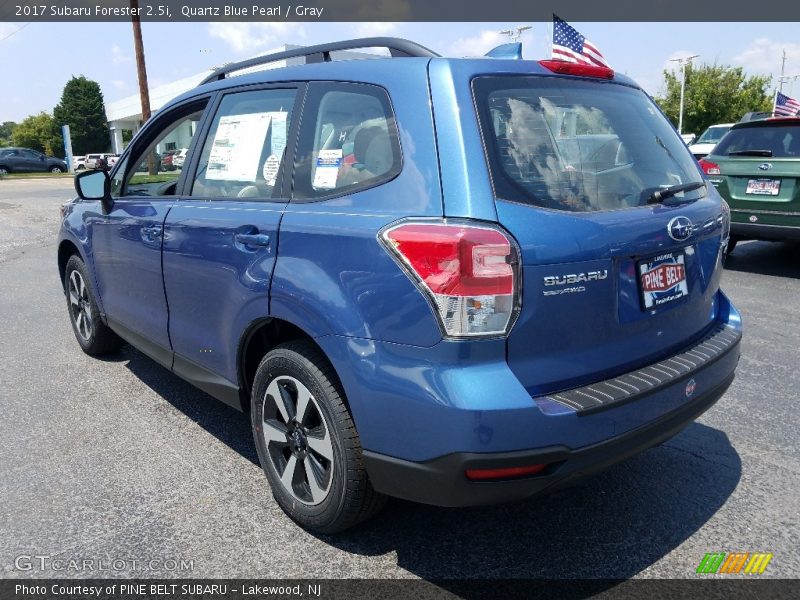 Quartz Blue Pearl / Gray 2017 Subaru Forester 2.5i