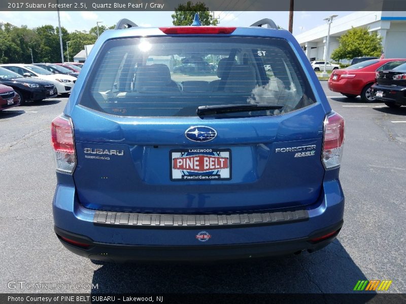 Quartz Blue Pearl / Gray 2017 Subaru Forester 2.5i