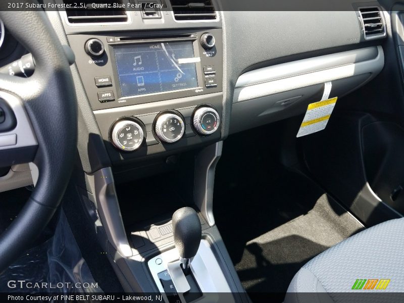 Quartz Blue Pearl / Gray 2017 Subaru Forester 2.5i