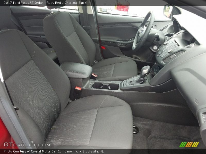 Ruby Red / Charcoal Black 2017 Ford Focus SE Sedan