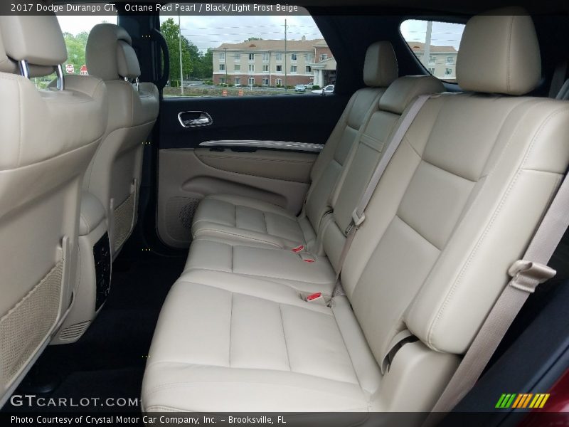 Octane Red Pearl / Black/Light Frost Beige 2017 Dodge Durango GT