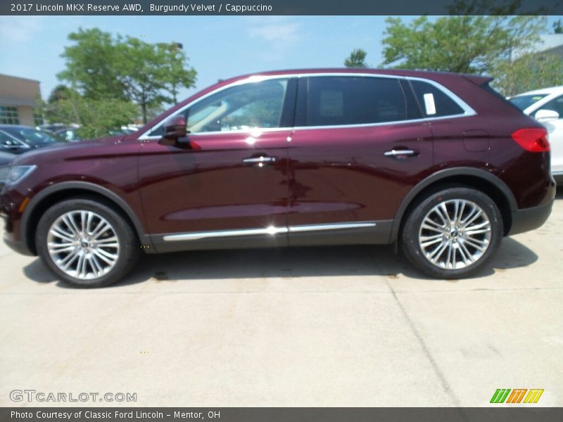  2017 MKX Reserve AWD Burgundy Velvet