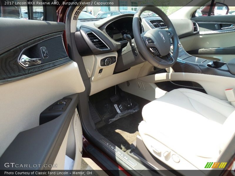 Front Seat of 2017 MKX Reserve AWD