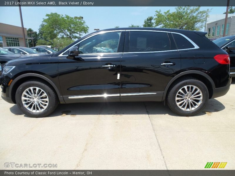  2017 MKX Select AWD Black Velvet