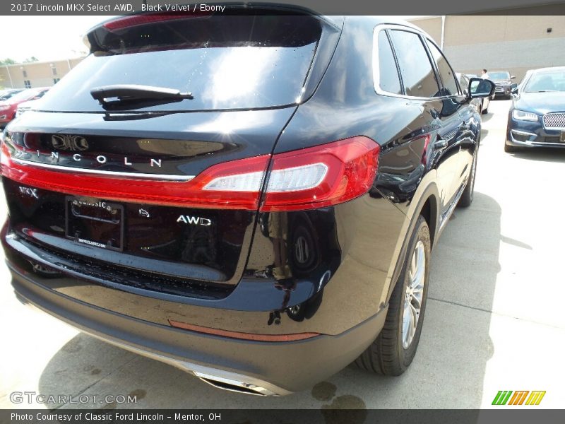 Black Velvet / Ebony 2017 Lincoln MKX Select AWD