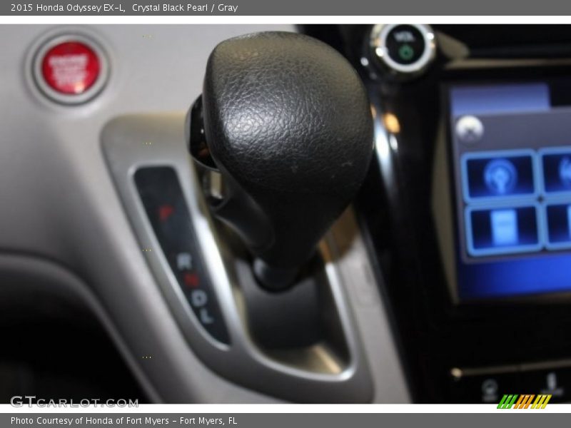 Crystal Black Pearl / Gray 2015 Honda Odyssey EX-L