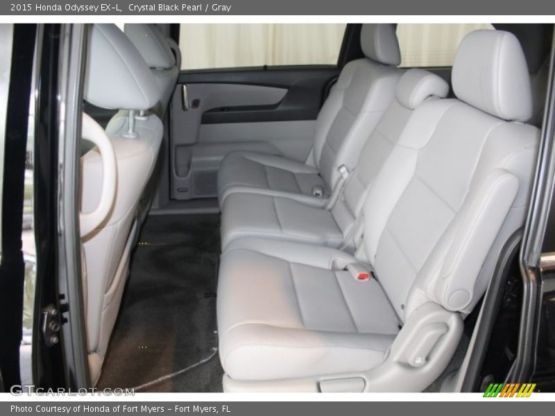 Crystal Black Pearl / Gray 2015 Honda Odyssey EX-L