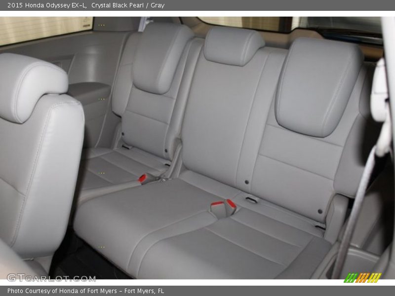 Crystal Black Pearl / Gray 2015 Honda Odyssey EX-L