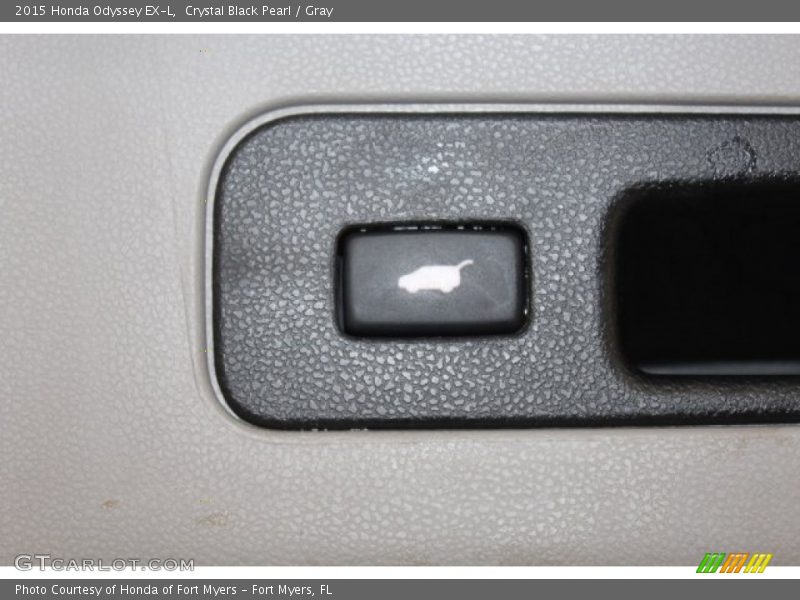 Crystal Black Pearl / Gray 2015 Honda Odyssey EX-L