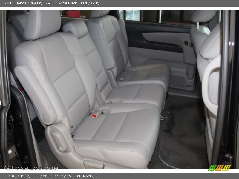 Crystal Black Pearl / Gray 2015 Honda Odyssey EX-L