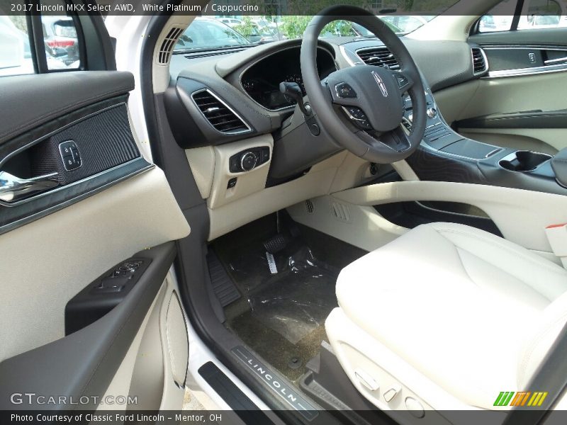 Front Seat of 2017 MKX Select AWD