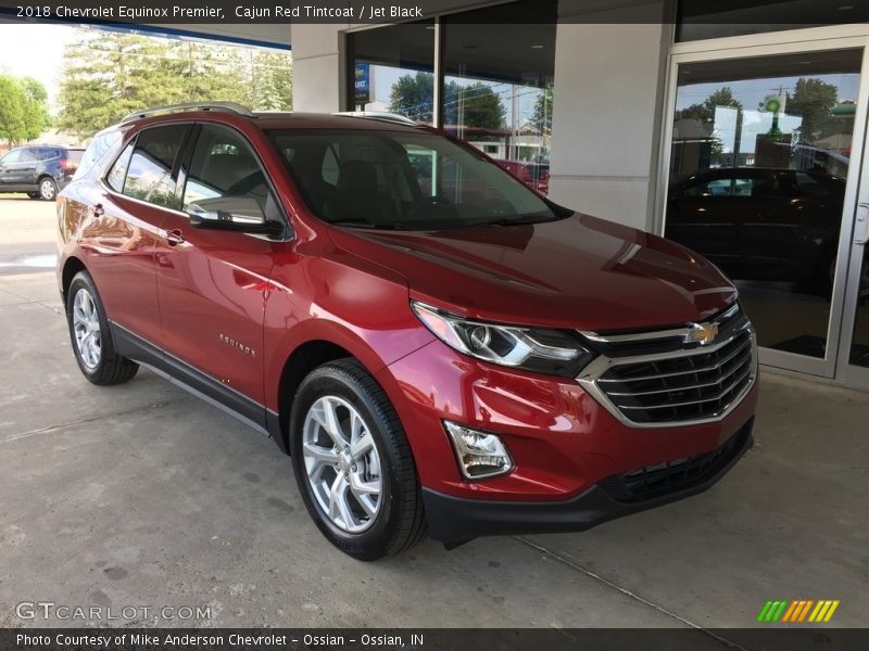 Cajun Red Tintcoat / Jet Black 2018 Chevrolet Equinox Premier