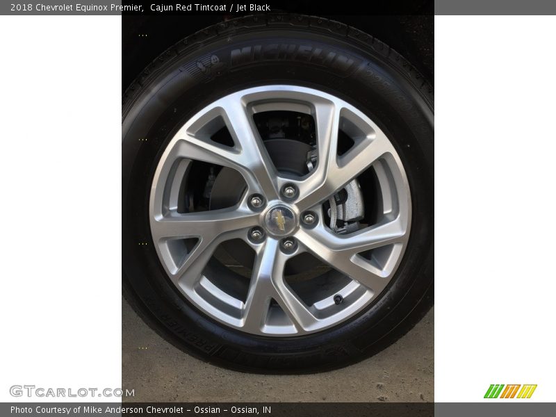 Cajun Red Tintcoat / Jet Black 2018 Chevrolet Equinox Premier