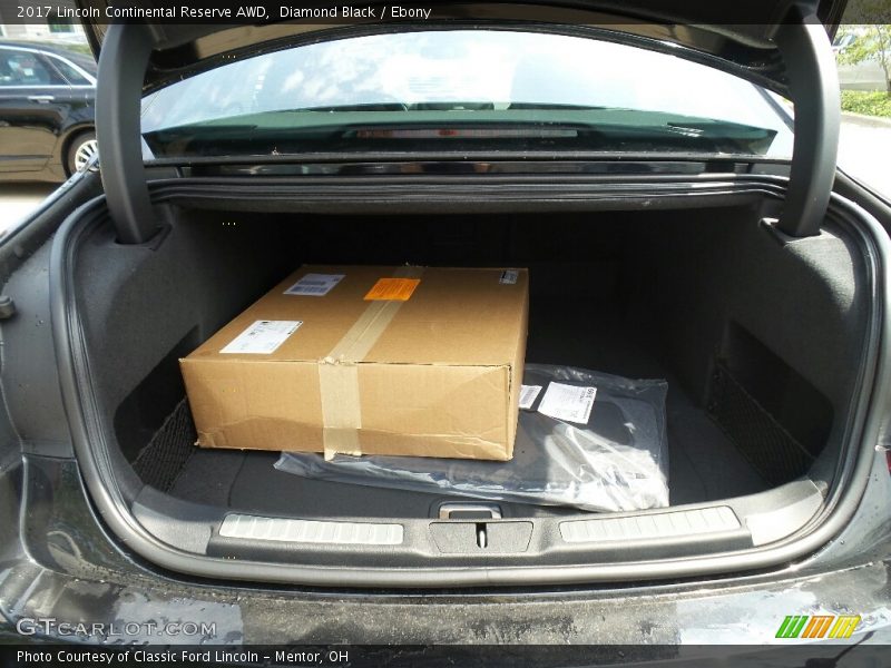 Diamond Black / Ebony 2017 Lincoln Continental Reserve AWD
