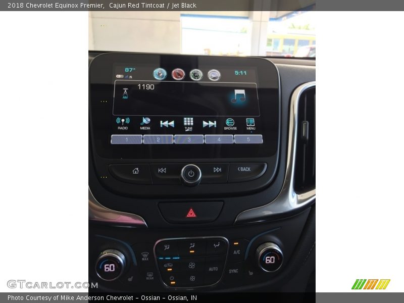 Cajun Red Tintcoat / Jet Black 2018 Chevrolet Equinox Premier