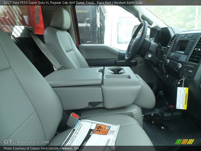 Race Red / Medium Earth Gray 2017 Ford F550 Super Duty XL Regular Cab 4x4 Dump Truck