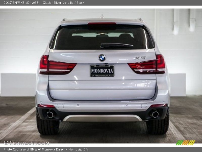 Glacier Silver Metallic / Black 2017 BMW X5 sDrive35i